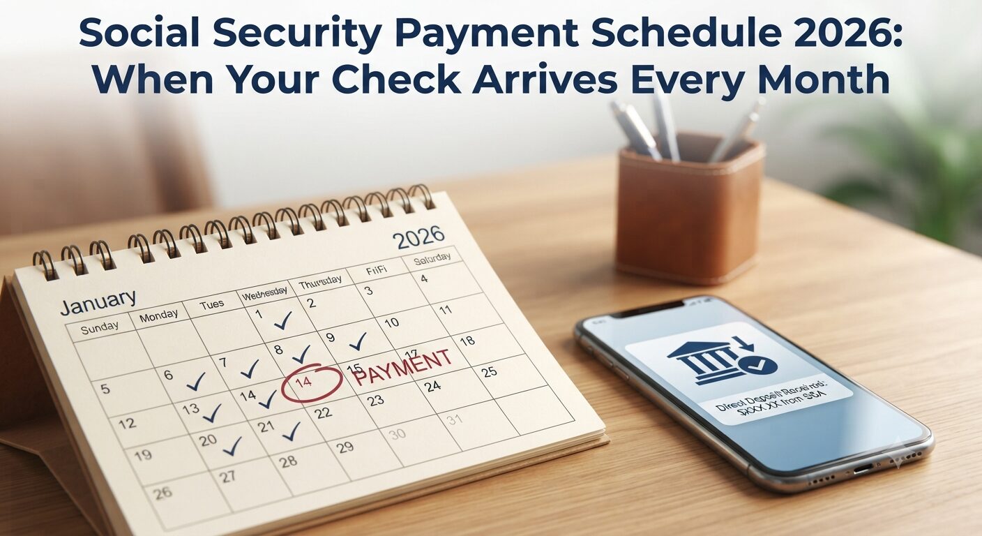 Social Security payment schedule calendar for 2026